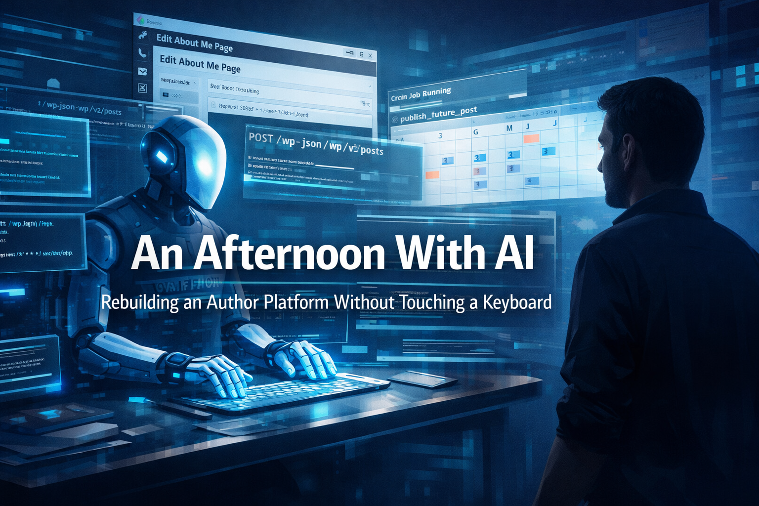 An Afternoon With AI: How I Rebuilt My Author Platform Without Touching a Keyboard